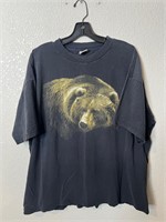 Vintage Human-i-tees Bear Print Shirt