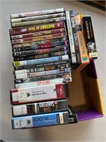 Collection of DVDs: Seabiscuit, etc.