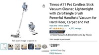 Tineco A11 Pet Cordless Stick Vacuum Cleaner