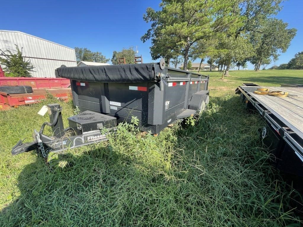 Friesen Trailers Bumper Pull Hyd Dump Trailer