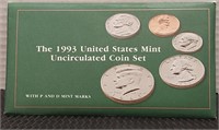 1993 United States mint uncirculated coin set