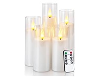 Amagic Acrylic Flameless Candles (set of 5)