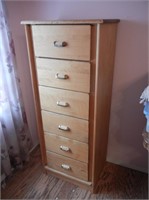 21.5"x 16"x 53" Wood Lingerie Chest Of Drawers