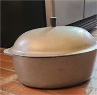 Hammered aluminum roasting pan