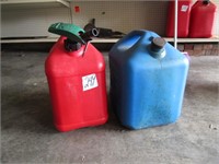 2- 5 GAL. POLY GAS CANS