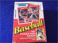 1990 Donruss Baseball Puzzle & Cards Featuring