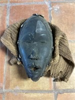 Afracian Beaded wood mask