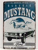 All American Muscle Classic Mustang Metal Sign