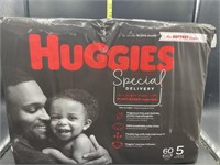 Huggies special delivery baby diapers - size 5 -