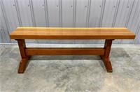 Solid Wood Bench