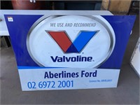 Metal Valvoline Dealership Sign 1200x900
