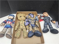 4 NEW 12" Avenger Plushies w/Tags