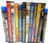 Assorted Dvd And Blue Ray Movies