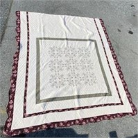 Beautiful Embroidered Quilt.
