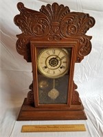 Vintage Clock 12" W x 22" H Top Damaged