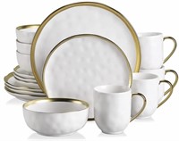 White Lovecasa 16-piece dinnerware set