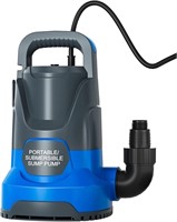 1HP 3500 GPH Sump Pump Submersible Utility Water P