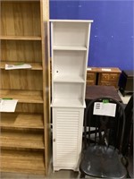 White Cabinet and Shelf Storage