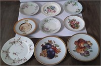 9 Assorted Vintage Plates