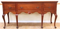 Vintage mahogany queen anne buffet