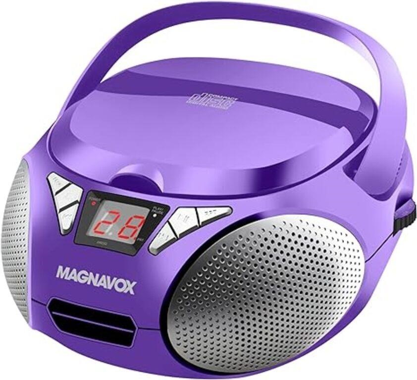 Magnavox MD6924 Portable Top Loading CD Boombox wi