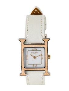 Hermes Heure H 21mm White Dial Watch