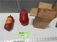 Antique fire extinguishers