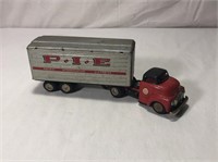 Vintage P.I.E Tin Truck & Trailer Toy