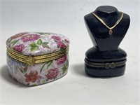 FORMALITIES PORCELAIN TRINKET BOX AND TORSO