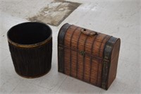 Bamboo Storage Bin & Basket