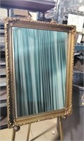 Retro Filigree Framed Mirror