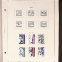 Guersey Stamps 2001-2012 Collection on pages, very