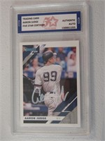 AARON JUDGE AUTHENTIC AUTO TRADING CARD