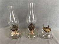 3 Oil Lamps