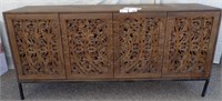 Wayfair Carved Wood Sideboard 71x16x34