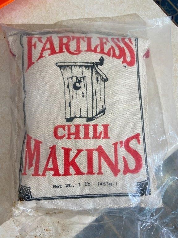 Fartless Chili Makins