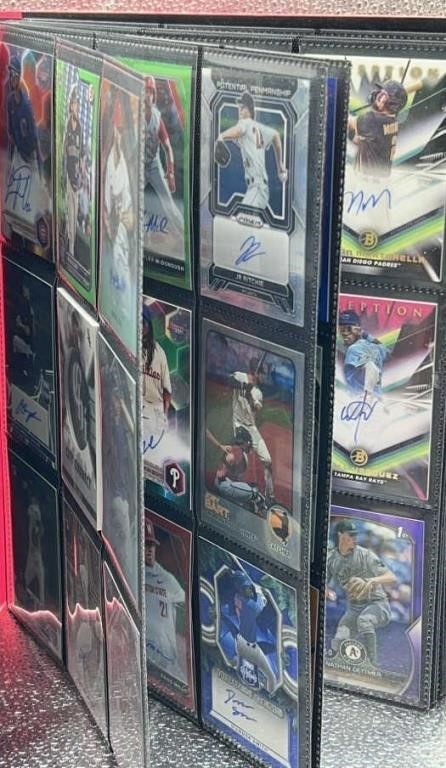 Baseball high end autographed cards