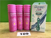 Skintimate Shave Cream & HydroSilk Razor