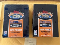 Topps Stadium Club NBA Series 1 & 2 Sealed Boxes