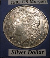 1893-US Morgan Silver Dollar