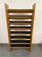 Wooden Media Shelf