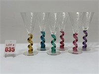 Guy Corrie Union Street Champagne/ Wine Glasses