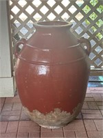 Large Italian Country Handled Outdoor Jug