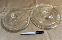 2 CORNINGWARE LIDS