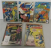 Five DC Superman comics
