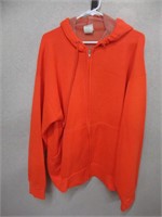 SOUTHWEST, orange zippered sweatshirt - Sz: XL