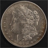 1887-O MORGAN DOLLAR AU