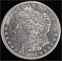 1889-S MORGAN DOLLAR AU