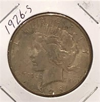 1926-S Peace Dollar Coin