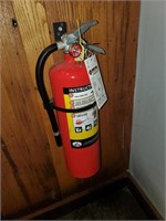 RED FIRE EXTINGUISHERS